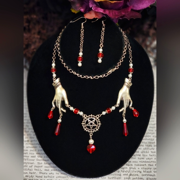Dark Cross Black Gothic Princess Sweet Cool Personality Necklace
